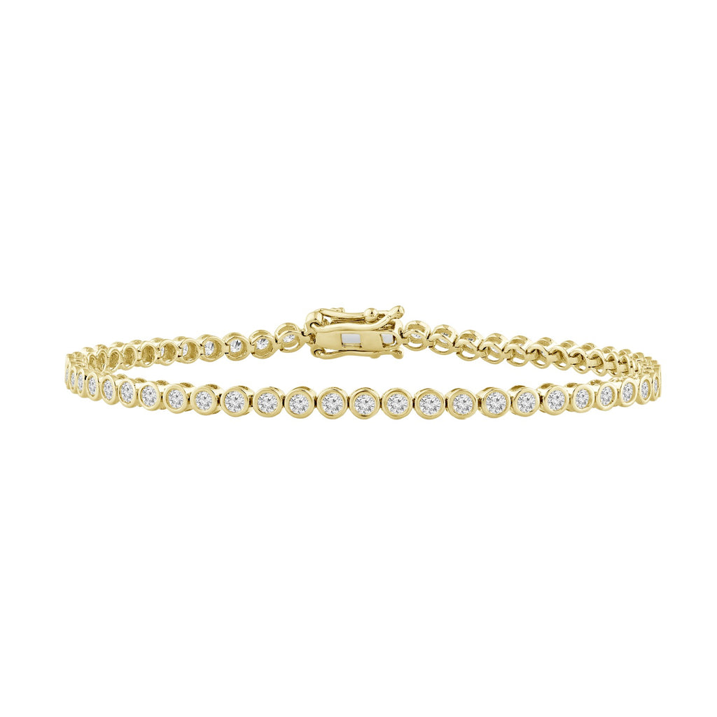 Bezel Tennis Bracelet