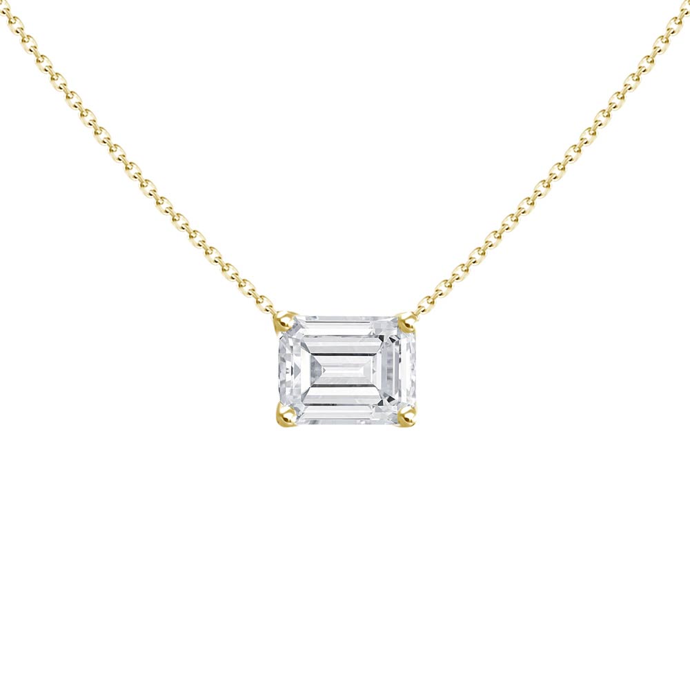 Emerald Diamond Pendant