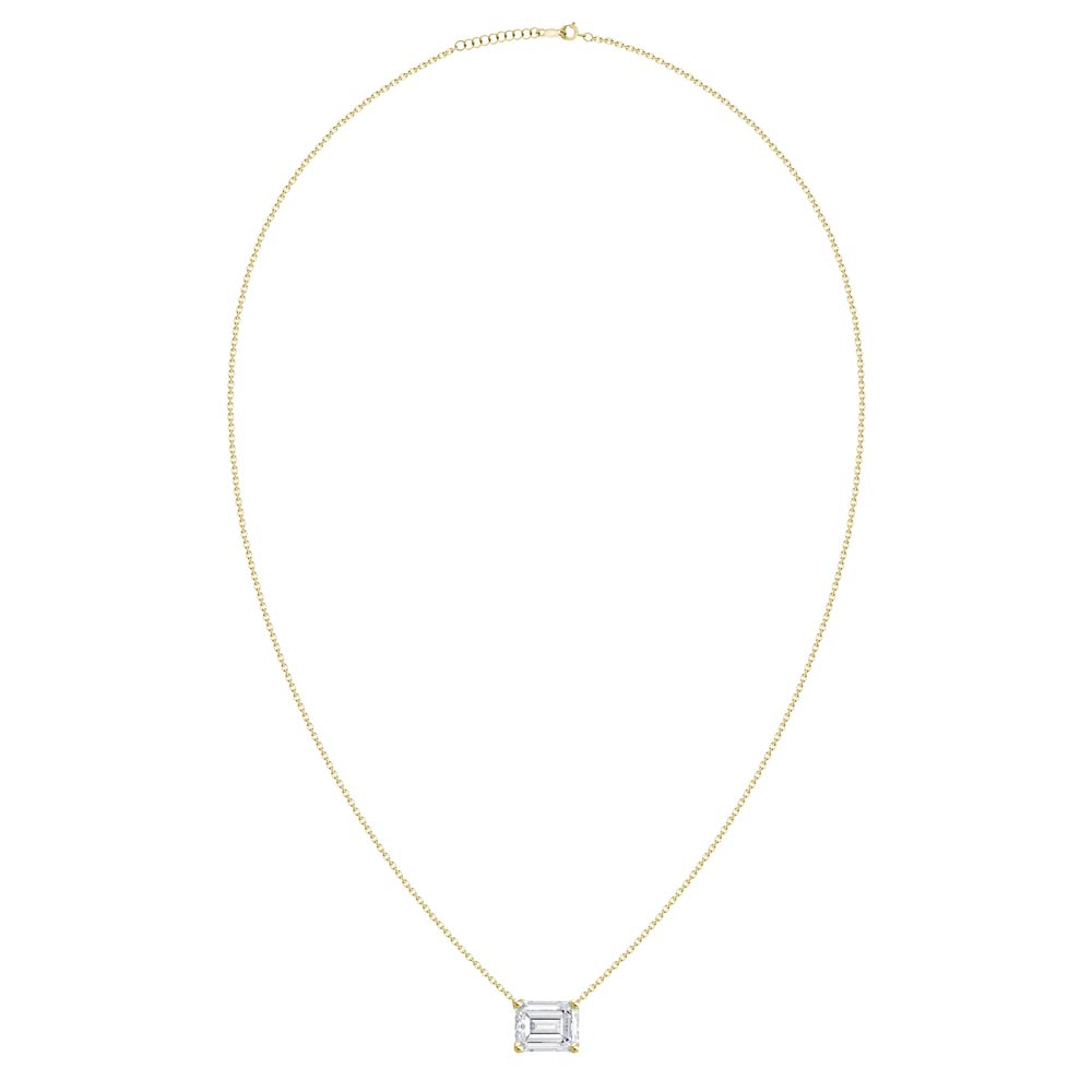 Emerald Diamond Pendant