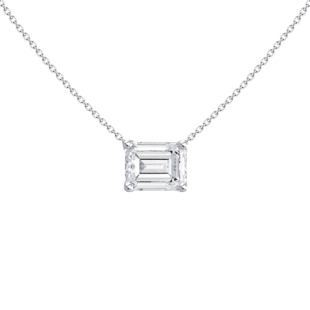 Emerald Diamond Pendant