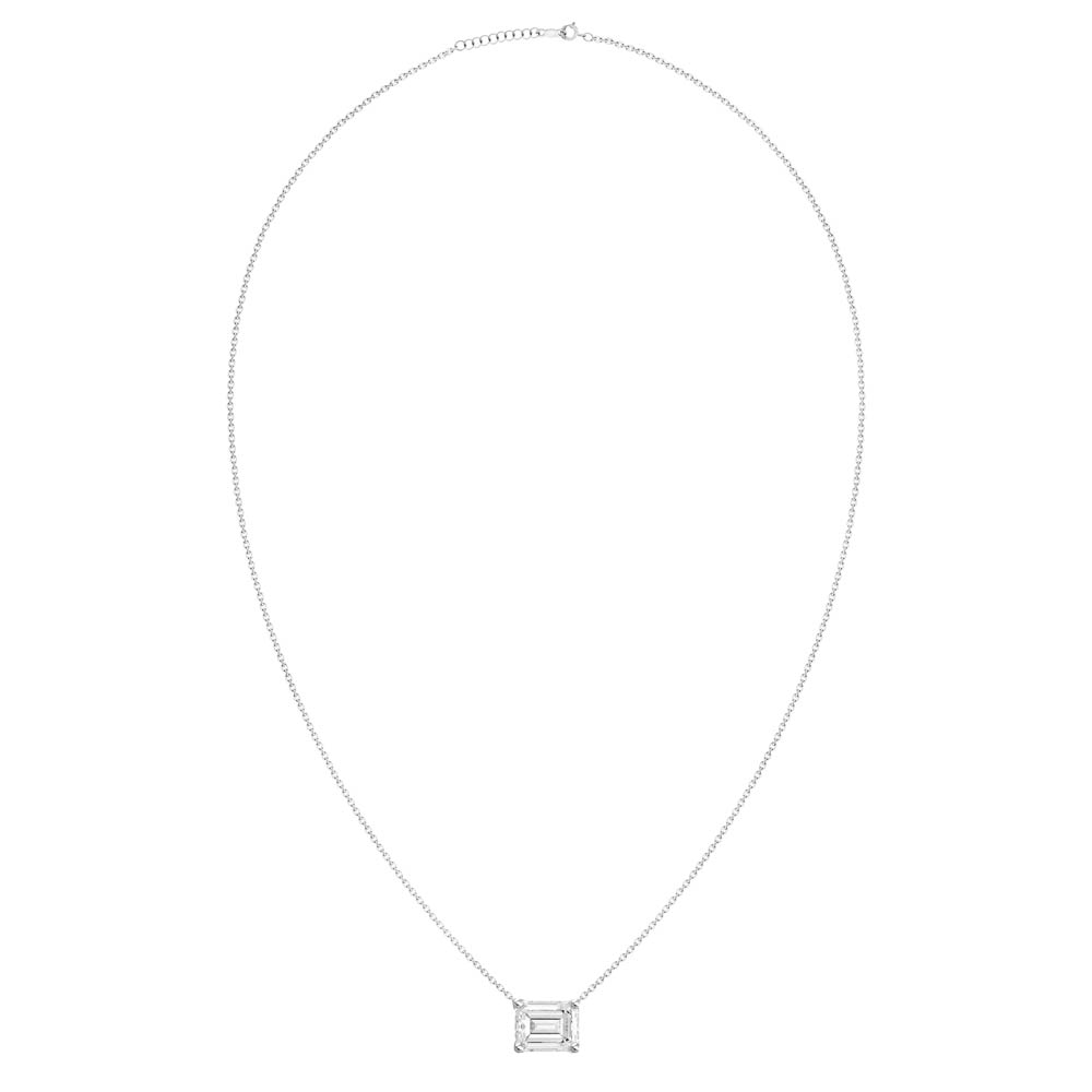 Emerald Diamond Pendant