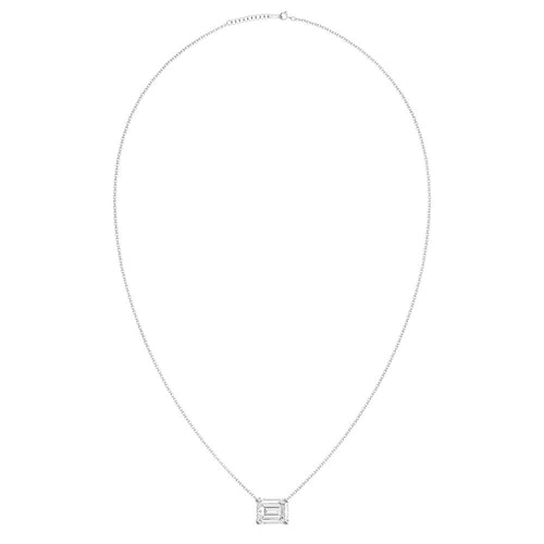 Emerald Diamond Pendant