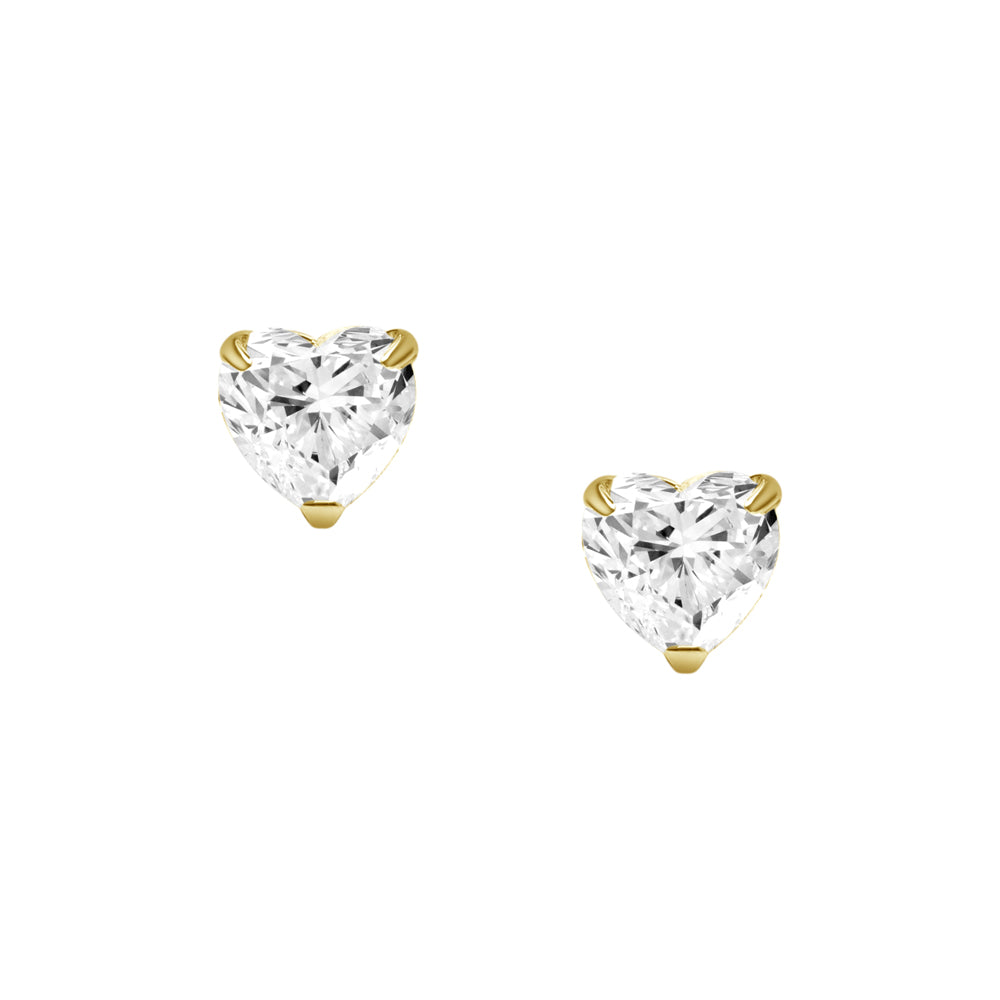 Heart Solaria Stud