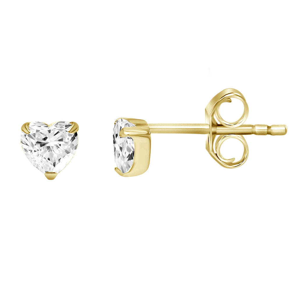 Heart Solaria Stud