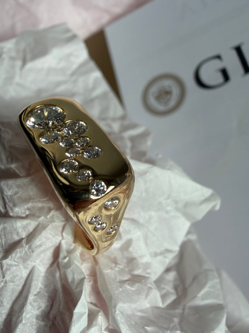 The Diamond Drop Ring