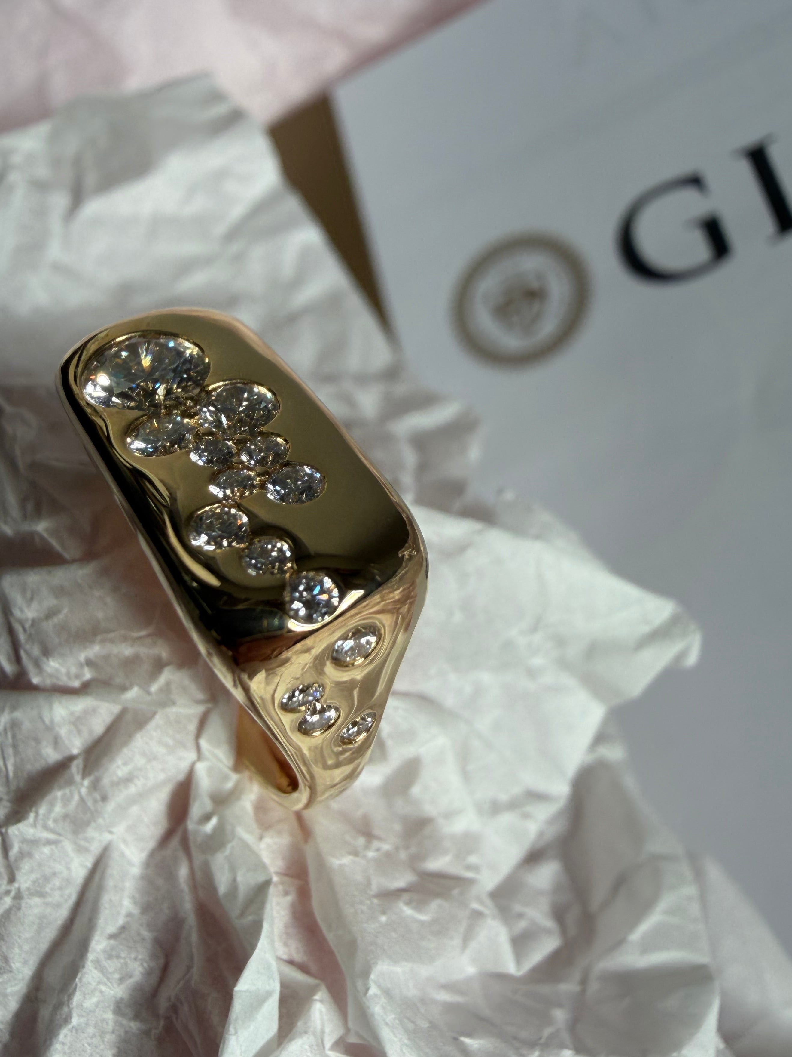 The Diamond Drop Ring