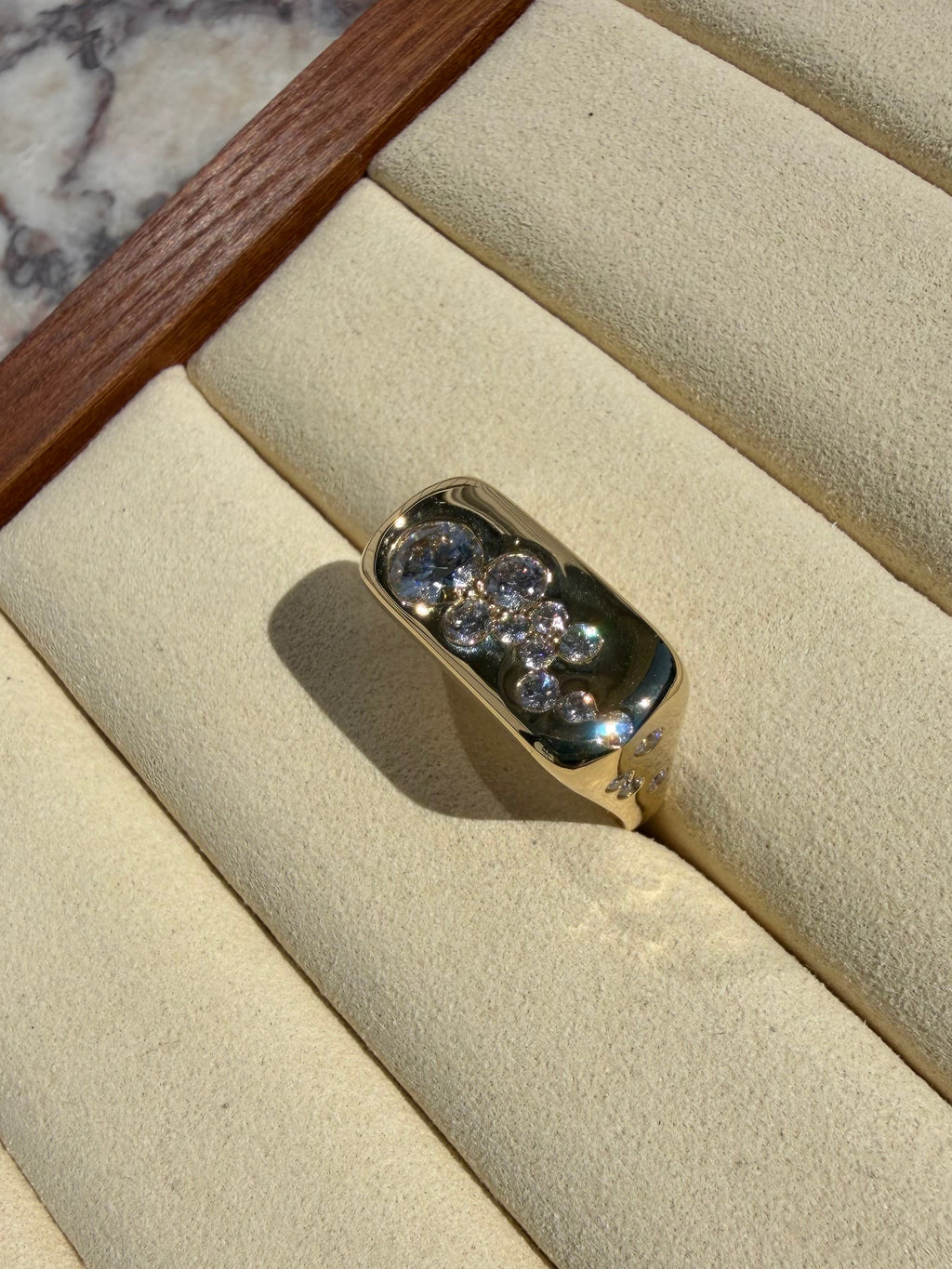 The Diamond Drop Ring