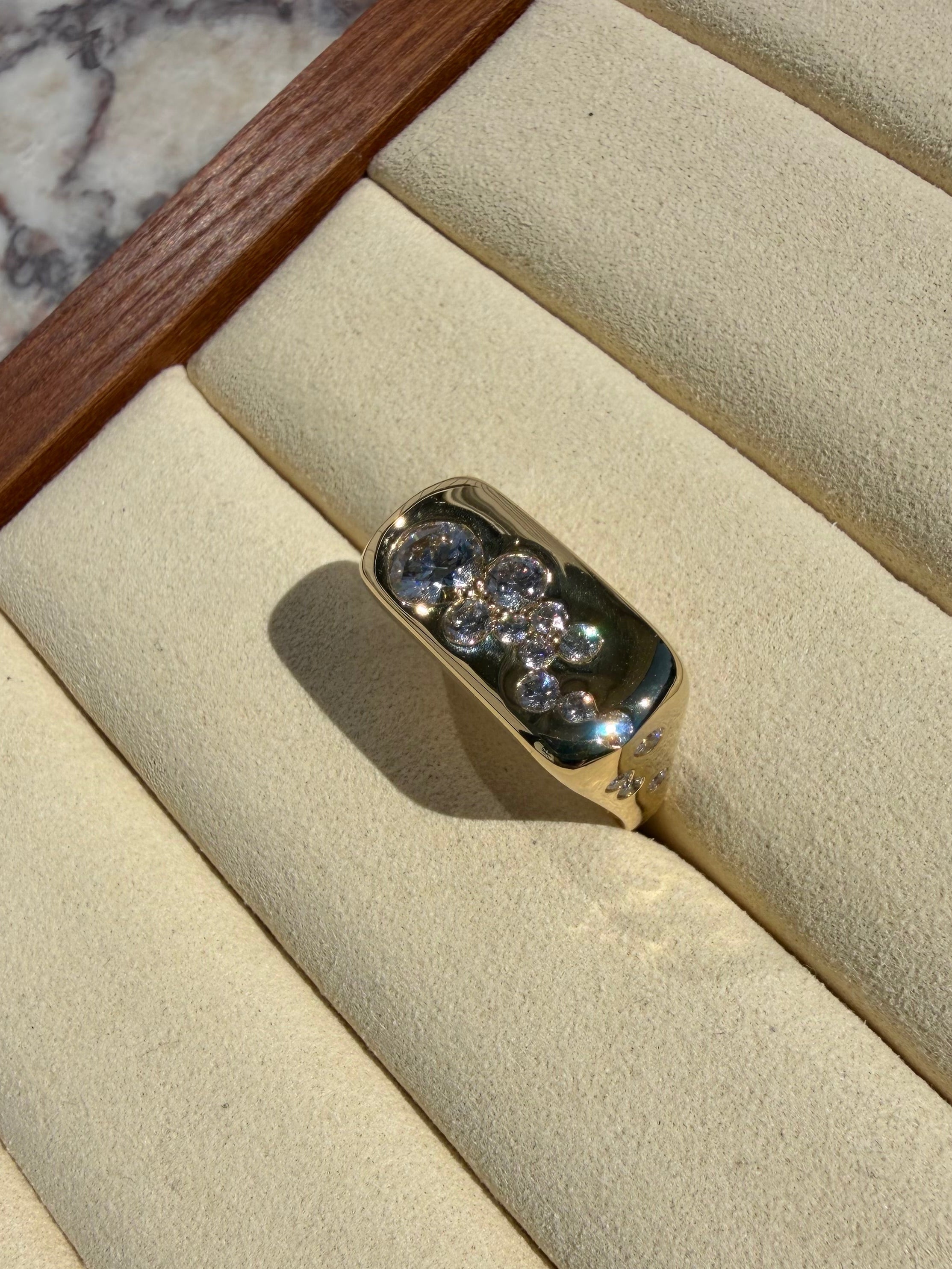The Diamond Drop Ring