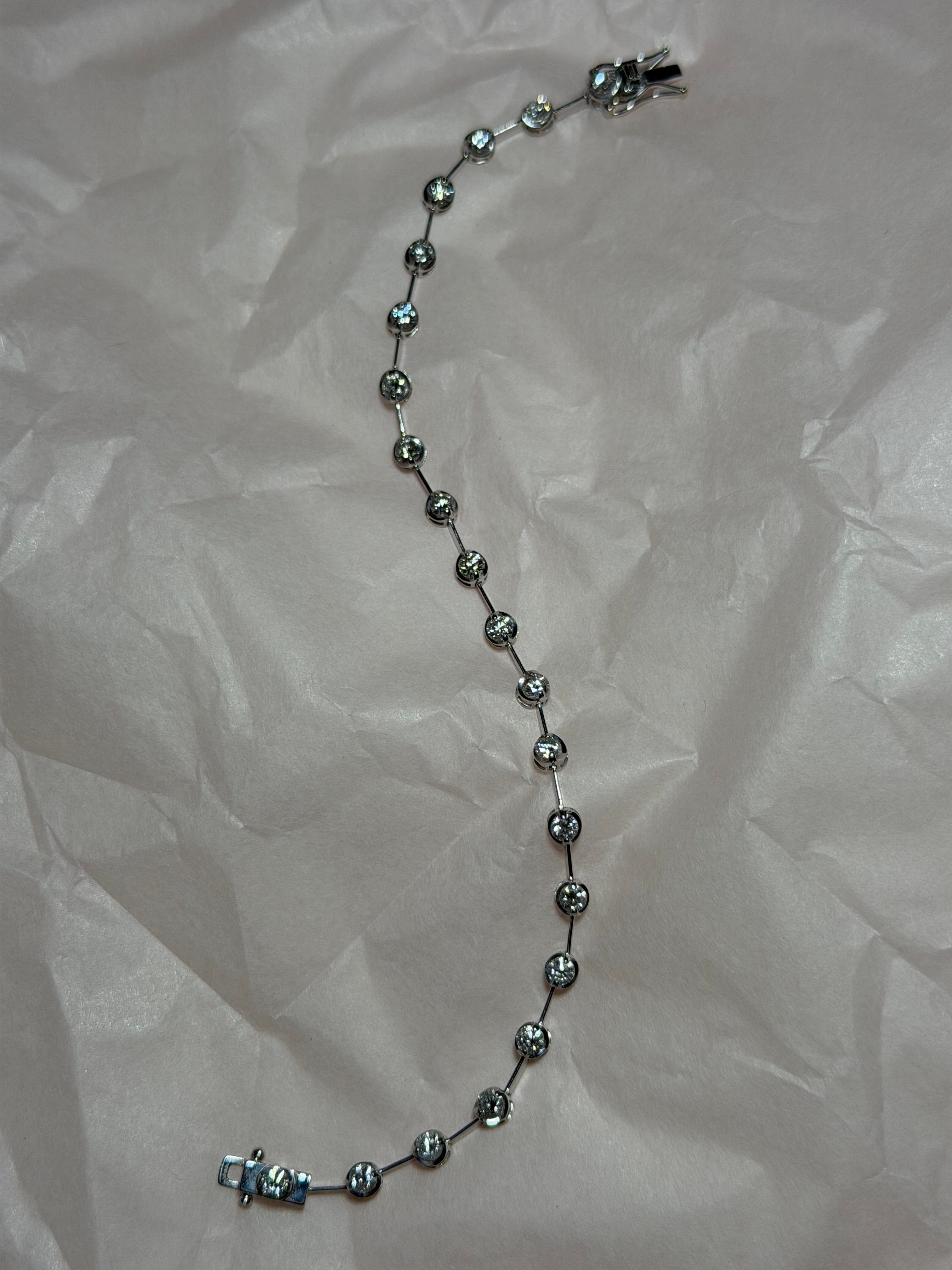 Floating Diamond Bracelet