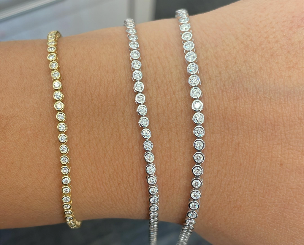 Bezel Tennis Bracelet