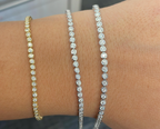 Bezel Tennis Bracelet