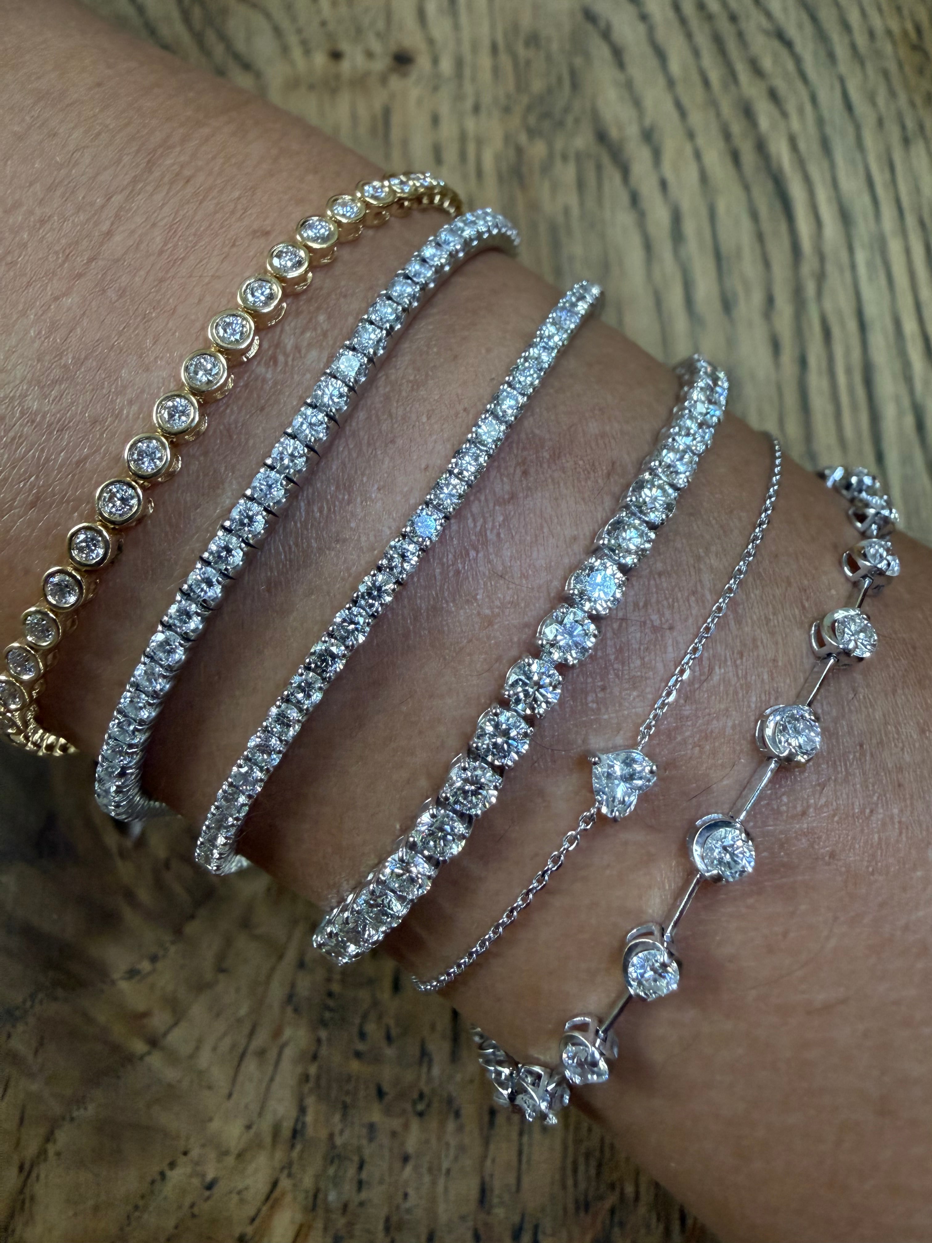 Floating Diamond Bracelet