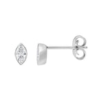 Marquise Solaria Bezel Stud