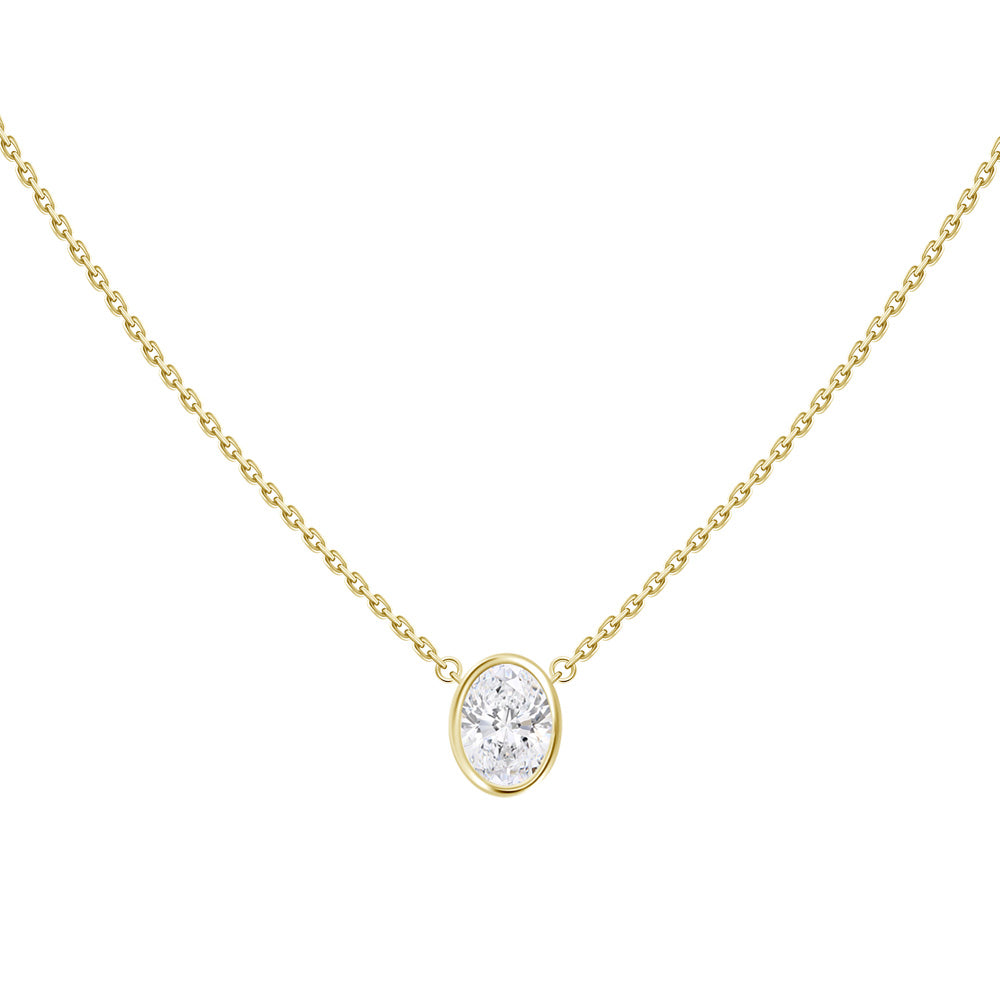 Oval Bezel Pendant