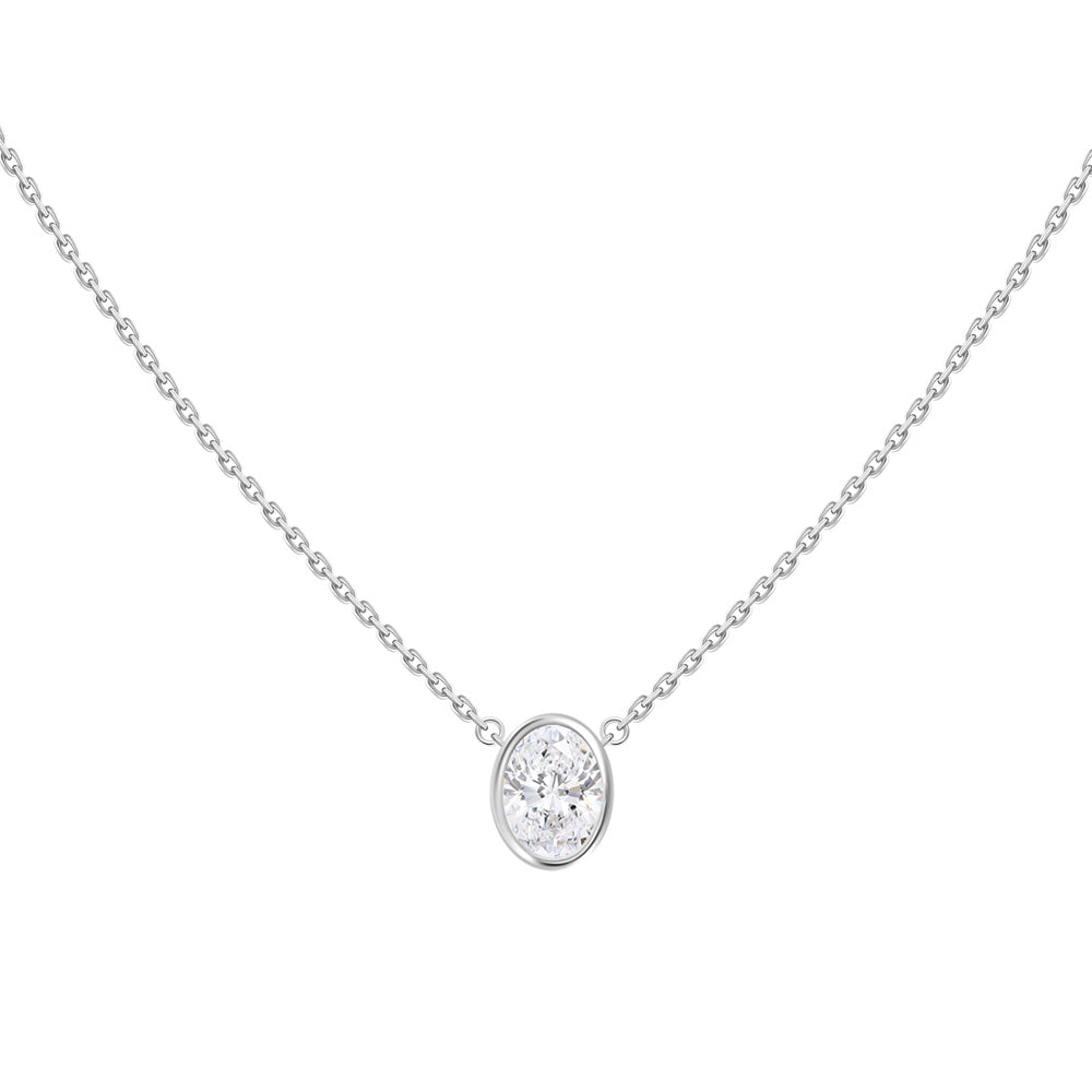 Oval Bezel Pendant