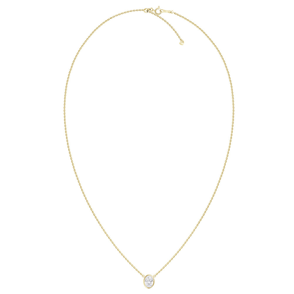 Oval Bezel Pendant
