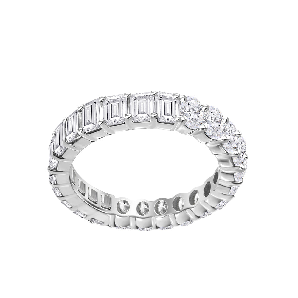 Oval Emerald Eternity