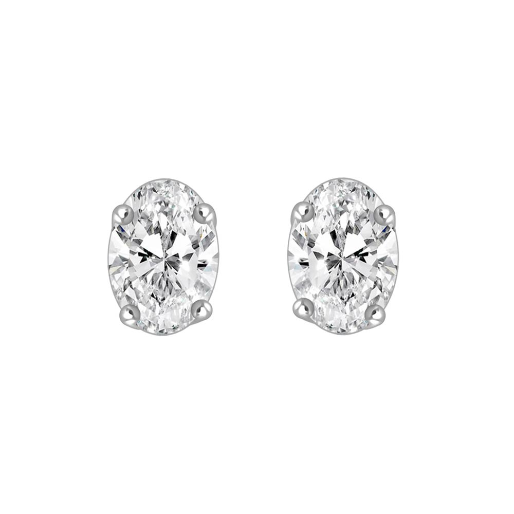 Oval Solaria Stud