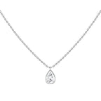 Pear Bezel Pendant