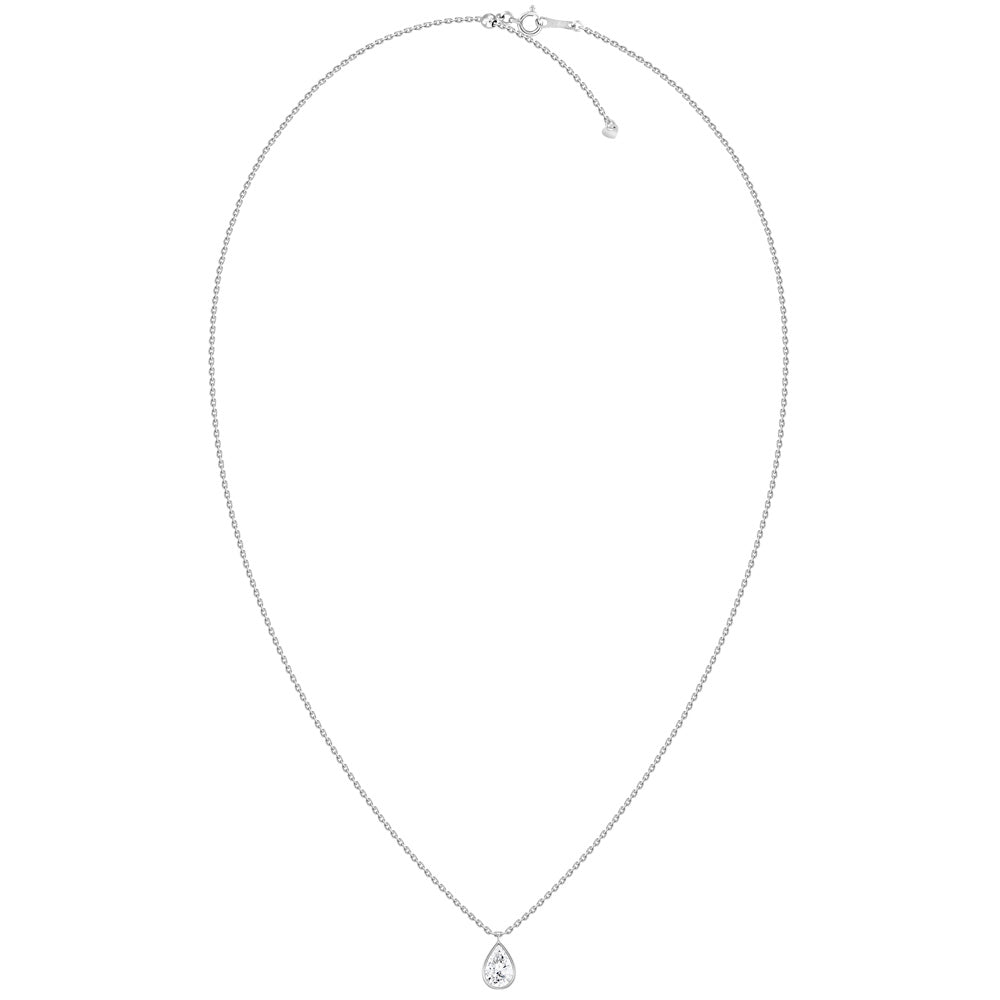 Pear Bezel Pendant
