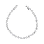 Pear Bezel Tennis Bracelet