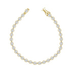 Pear Bezel Tennis Bracelet