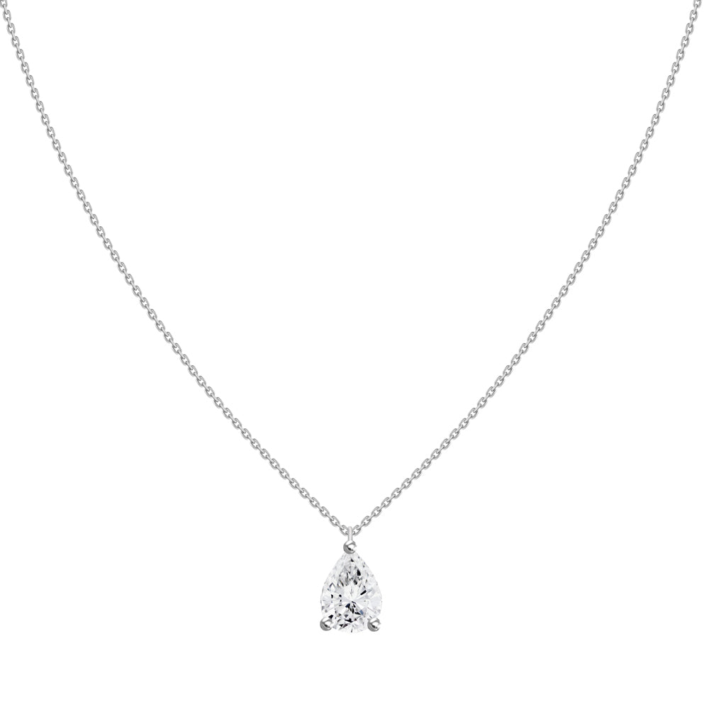 Pear Diamond Pendant