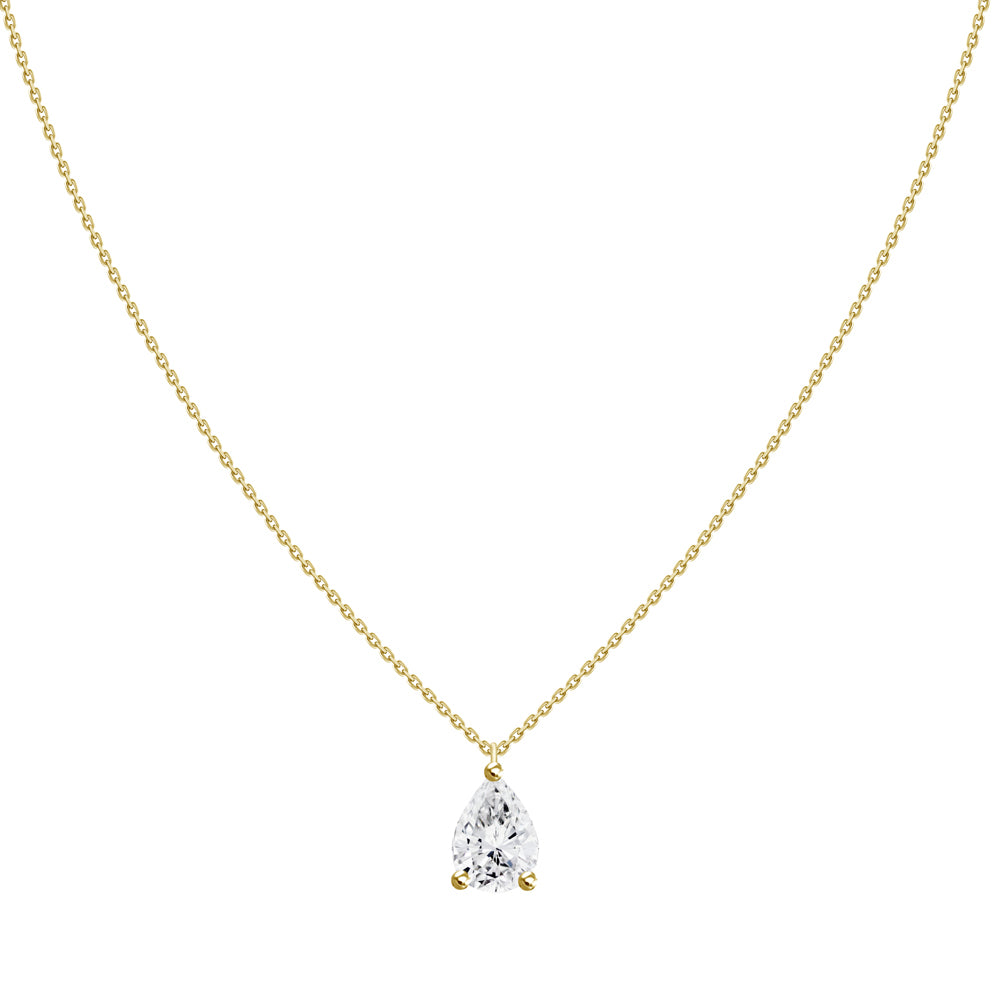 Pear Diamond Pendant