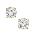 Round Solaria 4-Prong Stud