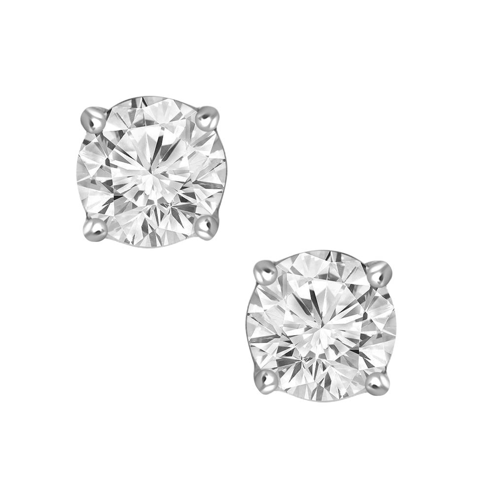 Round Solaria 4-Prong Stud