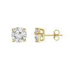 Round Solaria 4-Prong Stud