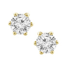 Round Solaria 6-Prong Stud