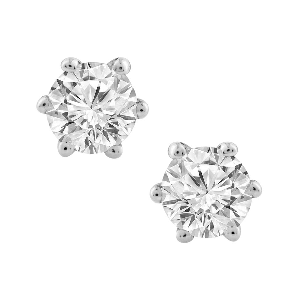 Round Solaria 6-Prong Stud