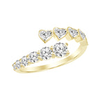 Solaria Heart Wrap Ring