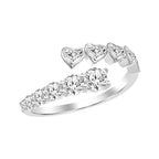 Solaria Heart Wrap Ring
