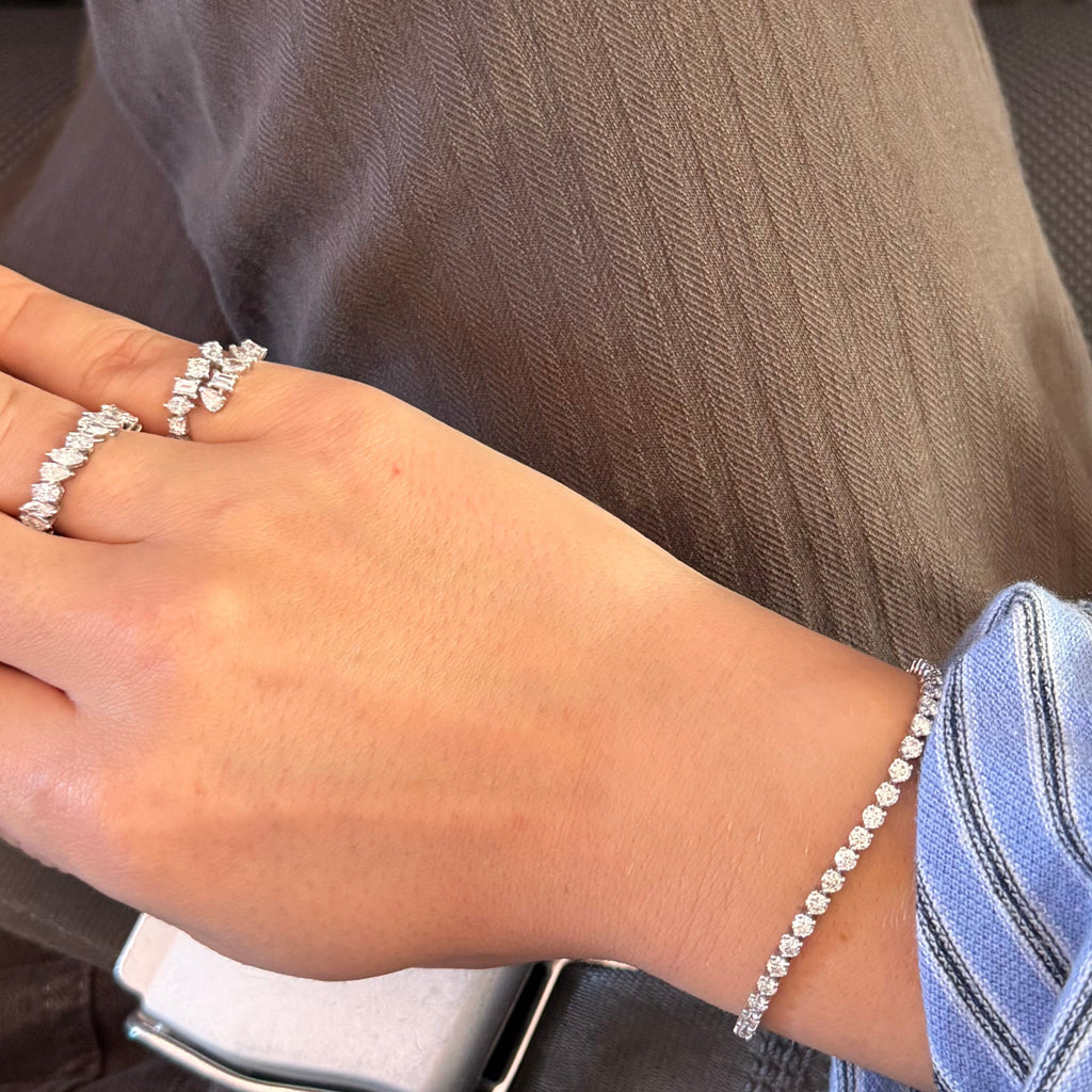 Tennis Bracelet 3 Prong • 4 Carat